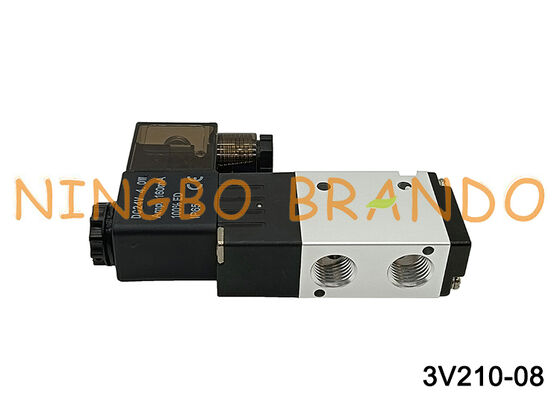 Airtac Tipo 3V210-08-NC 3V210-08-NO Válvula solenóide 3/2 vias Série 3V200