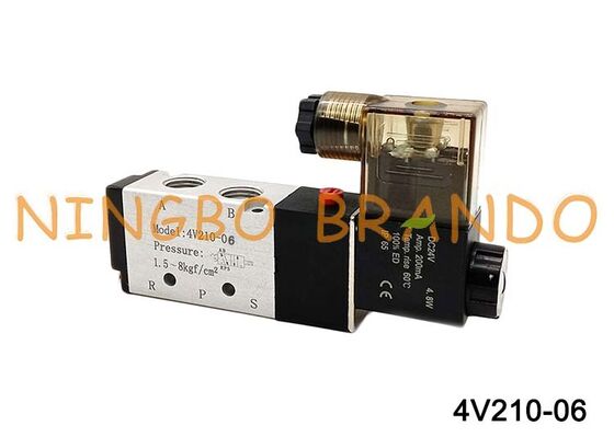 4V210-06 Airtac Type Pneumatic Solenoid Valve 4V210-06-DC24V DC24V