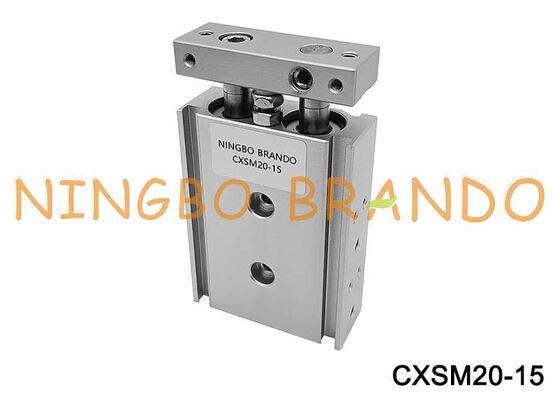 SMC Tipo CXSM20-15 cyl Guia Dual Rod Pneumático Cilindro de Ar 20mm Furo 15mm Curso