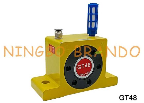 GT48 3/8'' Pneumatic Turbine Vibrators Silent Golden Industrial Vibrator for Hopper Golden