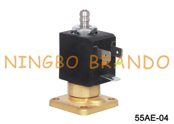 Flange de 3 vias para cafeteira expresso de latão válvula solenóide de latão