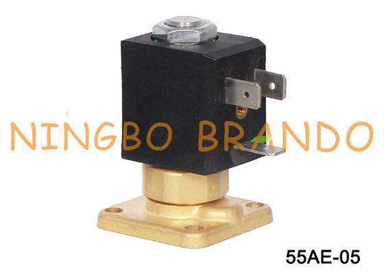 Flange de válvula solenóide de latão de 2 vias para máquina de café Carimali 1,0 mm 1,5 mm 2,0 mm