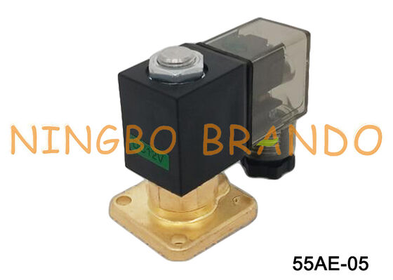 Flange de válvula solenóide de latão de 2 vias para máquina de café Carimali 1,0 mm 1,5 mm 2,0 mm