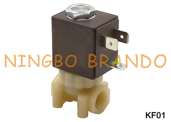 CEME Tipo 1/8 '' 2 Way NC Food Grade Safe PA66 Válvula Solenóide de Água de Plástico KF01