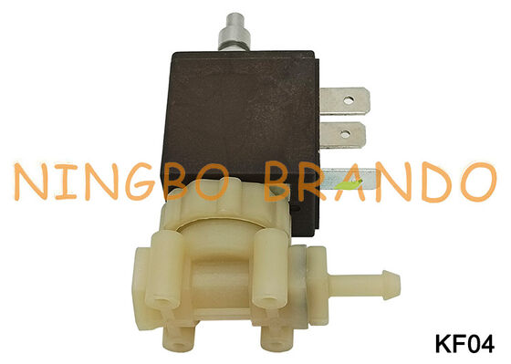 1/8 '' válvula solenóide plástica segura PA66 de produto comestível normalmente aberta de 2 maneiras AC110V KF04