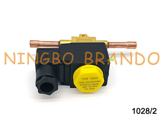 Válvula solenóide de refrigeração tipo Castel 1028/2 para freezer ODS de ar condicionado