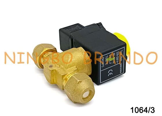 Válvula Solenoide Castel Tipo 1064/3 3/8'' Flare 1064/3A7 para Refrigeração