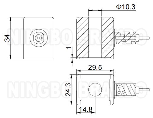 Volante de solenoide para a válvula de solenoide de combustível do aquecedor WEBASTO Thermo E / PLUS