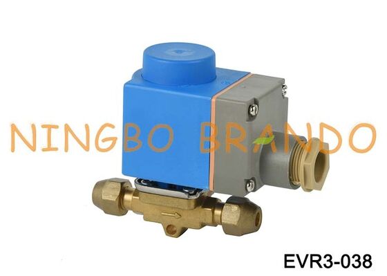 Válvula solenóide Danfoss Tipo EVR 3 NC Flared 3/8'' SAE 032F8116