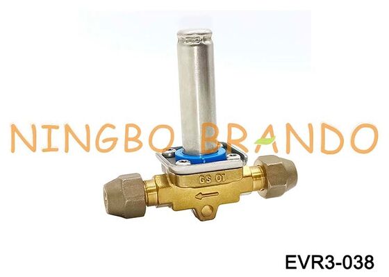 Válvula solenóide Danfoss Tipo EVR 3 NC Flared 3/8'' SAE 032F8116
