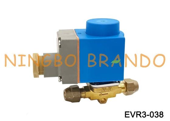 Válvula solenóide Danfoss Tipo EVR 3 NC Flared 3/8'' SAE 032F8116