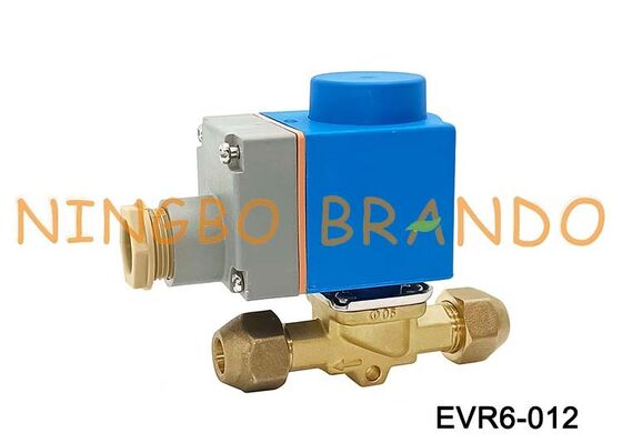 Válvula solenóide Danfoss Tipo EVR 6 NC Flare 1/2'' SAE 220VAC