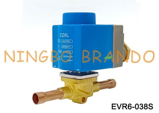 Válvula Solenóide Danfoss Tipo 032F1212 EVR 6 3/8'' Solda