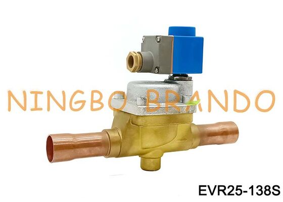Válvula Solenóide Danfoss Tipo 1-3/8'' Evr25 Odf 220VAC 24VDC