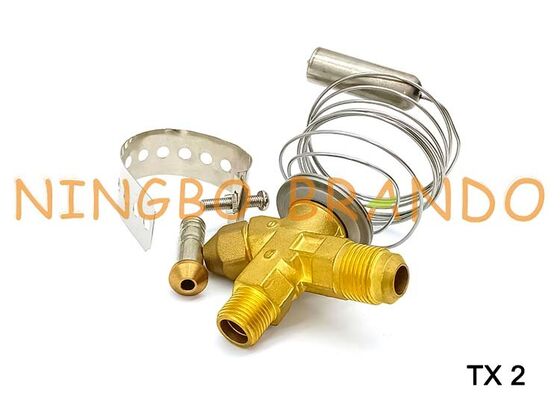 Válvula de expansão termostática Danfoss tipo 068Z3206 TX2 3/8'' x 1/2'' alargamento