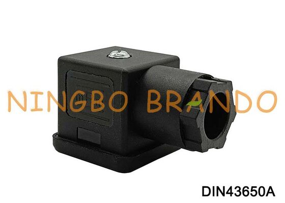 Conector 18mm da bobina solenóide DIN43650A tipo A do RUÍDO 43650 de 3 PINOS