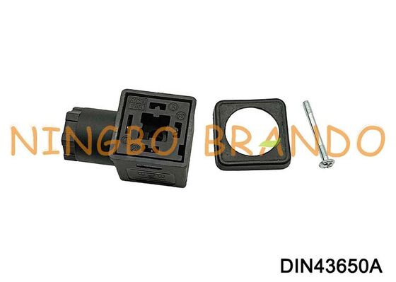 Conector 18mm da bobina solenóide DIN43650A tipo A do RUÍDO 43650 de 3 PINOS