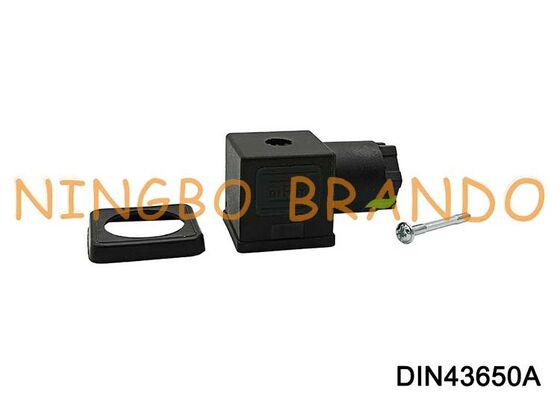 Conector 18mm da bobina solenóide DIN43650A tipo A do RUÍDO 43650 de 3 PINOS