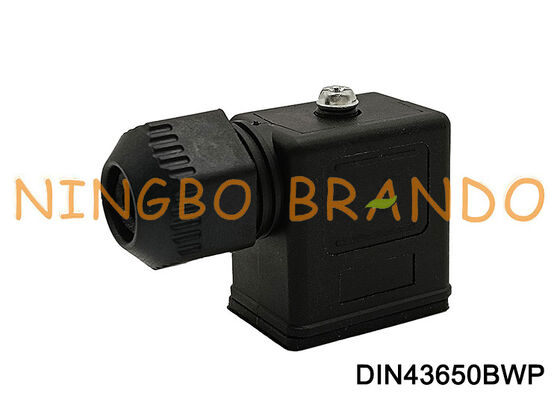 Formulário B do RUÍDO 43650 do conector IP67 da bobina da válvula solenóide impermeável DIN43650B