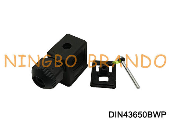 Formulário B do RUÍDO 43650 do conector IP67 da bobina da válvula solenóide impermeável DIN43650B
