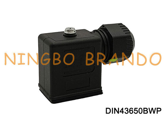 Formulário B do RUÍDO 43650 do conector IP67 da bobina da válvula solenóide impermeável DIN43650B