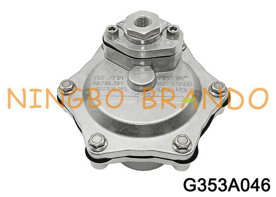 ASCO Tipo G353A046 Válvula de diafragma duplo piloto remoto com controle de ar de 1 1/2 polegada