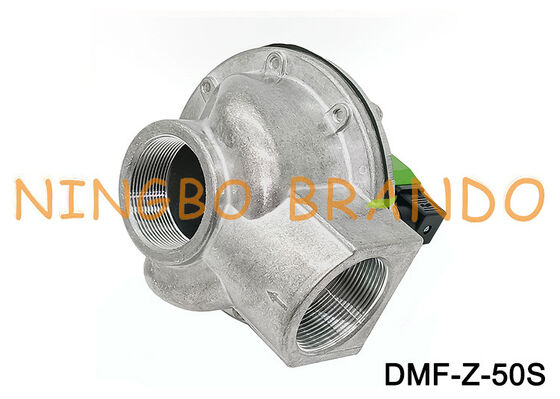 Válvula solenóide de diafragma de pulso pneumático de ângulo reto DMF-Z-50S G2 polegadas AC220V DC24V