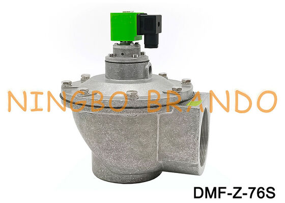 Válvula solenóide de pulso DMF-Z-76S G3 '' de ângulo reto AC220V DC24V