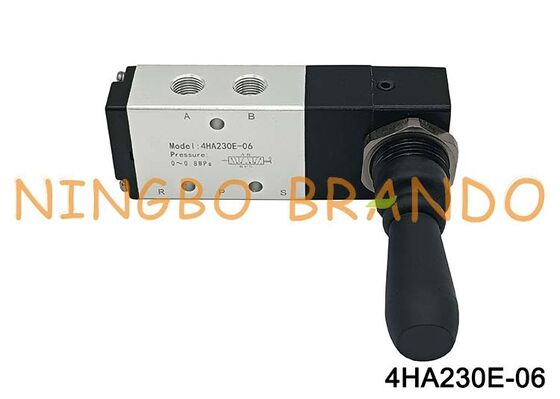AirTAC Type 4HA230E-06 Manual Valve 5/3 Way Pneumatic Hand Lever Valve