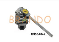 Tipo válvula pneumática G353A042 de ASCO do pulso do poder do ângulo direito do controlo aéreo da liga de alumínio