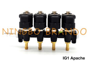 Tipo LPG de IG1 Apache OMB/trilho de CNG cilindros dos injetores HD 4 3 ohms de DC12V