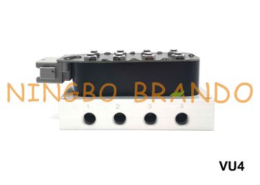 DC12V 1/4&quot; tipo unidade múltipla de Accuair da válvula do solenoide de canto de VU4 4 para a suspensão do ar