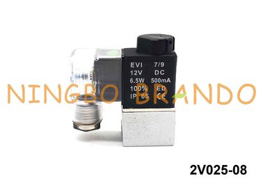 1/4&quot; tipo maneira pneumática NC a ação direta de 2V025-08 Airtac da válvula de solenoide 2/2 do controle fluido