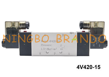5/2 de válvula de solenoide pneumática da maneira
