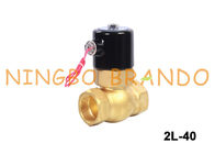 UNI-D válvula de solenoide de bronze normalmente fechada AC110V de 2L-40 US-40 tipo 1-1/2” AC220V DC24V