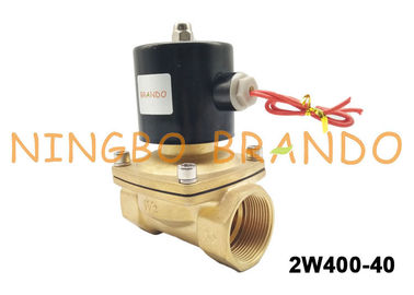 1-1/2 de” tipo válvula UNI-D de solenoide de bronze do controle de fluxo de UW-40 2W400-40 para o gasóleo da água