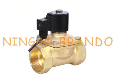 1 2 polegadas IP68 Waterproof a válvula de solenoide de bronze para a C.A. musical da C.C. 220V da fonte de água 24V
