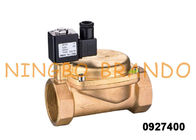 válvula de controle de bronze normalmente fechada do fluxo do solenoide 1&quot; 0927400 para o compressor de ar