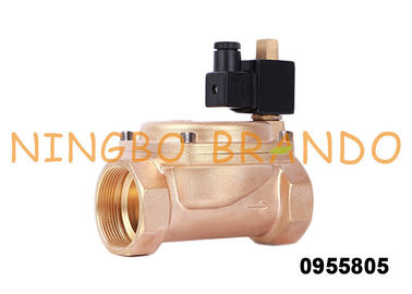 2&quot; abriram normalmente a válvula elétrica do solenoide industrial de bronze do controle da água 0955805