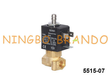 Tipo 3 válvula de solenoide de bronze 230v normalmente fechado da máquina do café da maneira 24v de 5515 Ceme