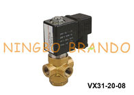 1/4 de válvula de solenoide de bronze VX31 da exaustão rápida de uma maneira de 1/8 de polegada 3 VX32 VX33 VMI 230V 110V 24V