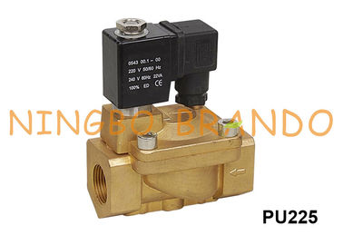 Tipo válvula da barretina mais ou menos cilíndrica e emplumada de solenoide de bronze 1 1/4&quot; C.C. da C.A. 24V de PU225-14 220V de PU225-012 1 1/2”
