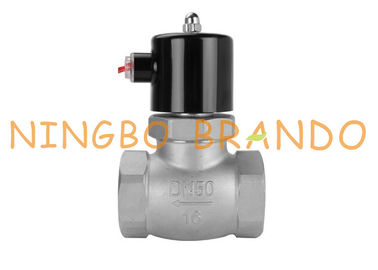 Tipo série 2&quot; de Uni-D dos E.U. válvula de solenoide de aço inoxidável AC220V do vapor de alta temperatura do piloto do pistão DC24V