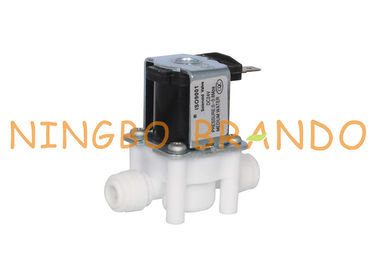 1/4&quot; válvula de solenoide doméstica do RO de 24VDC POM Plastic para o purificador da água