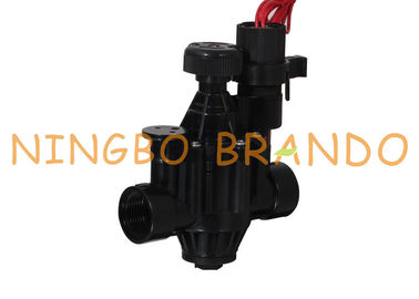 Válvula de solenoide plástica 1 da irrigação do jardim da agricultura 1,5 2 3 C.C. da polegada 9V 12V 24V