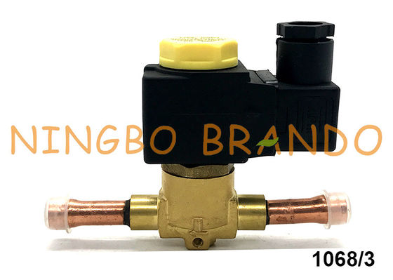 Tipo 3/4&quot; de Castell válvula de solenoide de bronze 1068/3 da refrigeração da solda do ODS