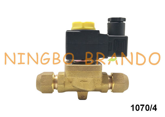 Linha líquida válvula de solenoide 1070/4 da série do MSV de Castel Type 1/2” SAE Brass