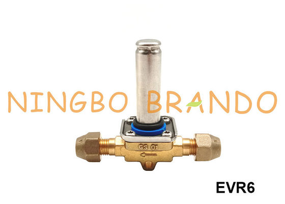 EVR 6 válvulas de solenoide 032F8072 de 3/8&quot; de 10mm SAE Flare Danfoss Type Refrigeration