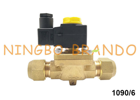 Castel Type válvulas de solenoide da refrigeração da membrana do SAE 3/4&quot; 1090/6