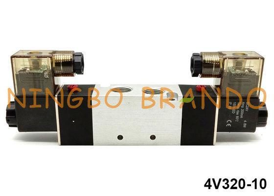 5 tipo pneumático 12VDC da válvula de solenoide 4V320-10 da posição da maneira 2 Airtac